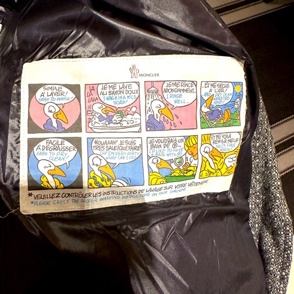 Moncler Collection Jacket Grey Down Donegal Tweed W2022| Perfect Condition - Picture 11 of 14